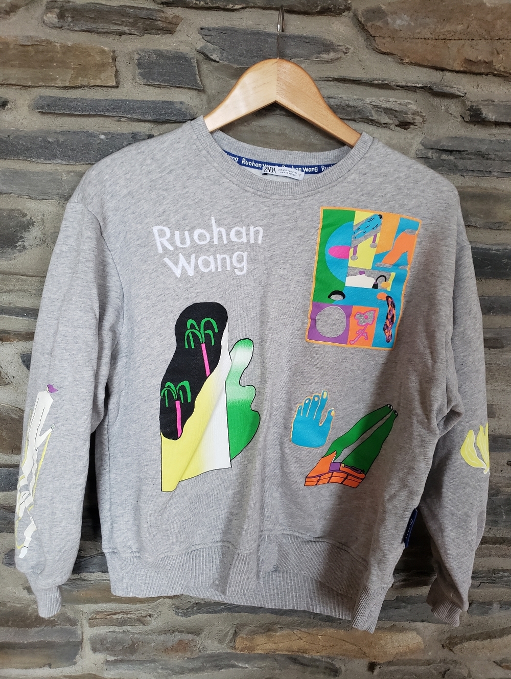 Zara Ruohan Wang Crewneck Sweatshirt Med